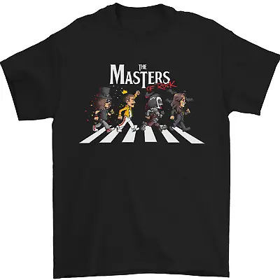 Buy Masters Of Rock Band Music Heavy Metal Mens T-Shirt 100% Cotton • 10.48£