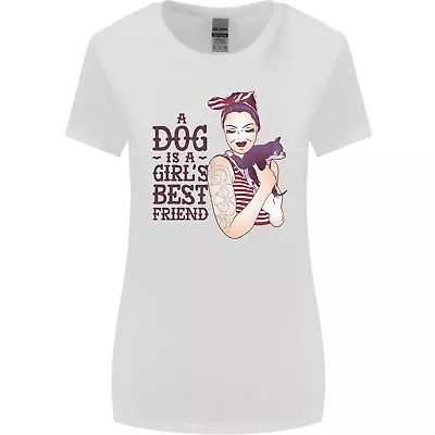 Buy A Dog Is A Girls Best Friend Chihuahua Womens Wider Cut T-Shirt • 8.49£