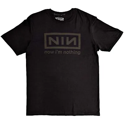 Buy Nine Inch Nails Now I'm Nothing Black Unisex T-Shirt New & Official Merchandise • 16.35£