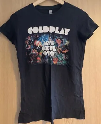 Buy Coldplay T Shirt Mylo Xyloto Rock Band Merch Tee Ladies Size Medium Chris Martin • 13.50£