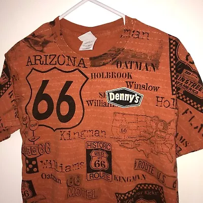 Buy Vintage Dennys USA Route 66 T-shirt Mens Small V Good • 12.95£