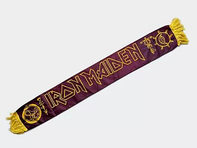 Buy Vintage Iron Maiden 1988 Seventh Son Of A Seventh Son Tour Scarf • 7.99£