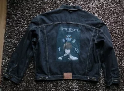 Buy Men's Death Note Black Denim Jacket By Jeremy's Size XL • 39.99£