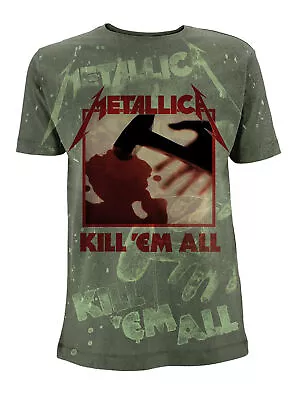 Buy Metallica Kill 'Em All Allover Official Tee T-Shirt Mens • 25.70£