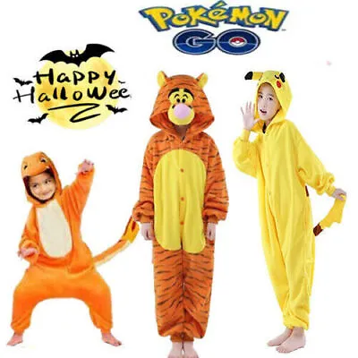 Buy 2023 Animal Pyjamas Kids Charmander Cosplay Costume Halloween Christmas Gifts • 15.85£