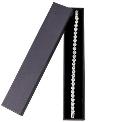 Buy Black Jewellery Necklace Box Gift Bracelet Velvet Gift Bag Present Chain Lot A3 • 3.11£