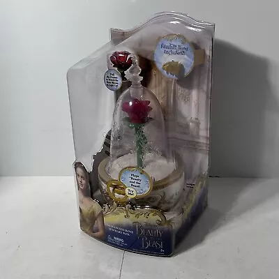 Buy Disney Beauty And Beast Enchanted Rose Belle Magic Jewelry Box Plays Music Glows • 13.22£