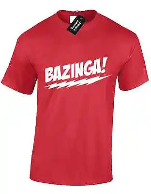 Buy Bazinga Mens T Shirt Big Bang Theory Sheldon Flash Riddler Geek • 7.99£
