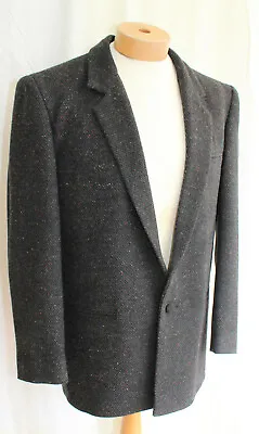 Buy 1950's Men's Black/Charcoal Multi Colour Fleck BOX Jacket Rockabilly 50s RnR R&R • 199.99£