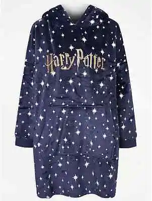 Buy Harry Potter Navy Snuddie Snuggle Fleece Hoodie Large 18-24 UK • 39.99£