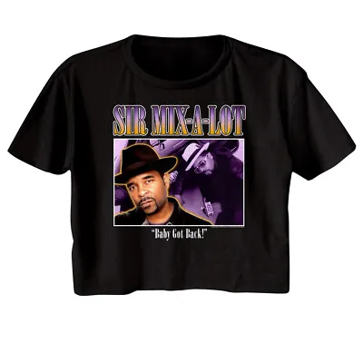 Buy Sir Mix A Lot Baby Got Back 80's Style Women's Crop Top T Shirt Rap Music Merch • 24.10£