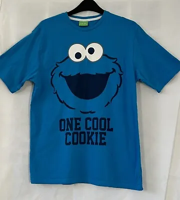 Buy Men’s T-shirt Sesame Street Cookie Monster ’One Cool Cookie’ Chest Size 36”-38” • 7.99£