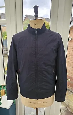 Buy Massimo Dutti Down Jacket ~ Men's Medium - Dark Navy Blue Lightweight Thin • 35£