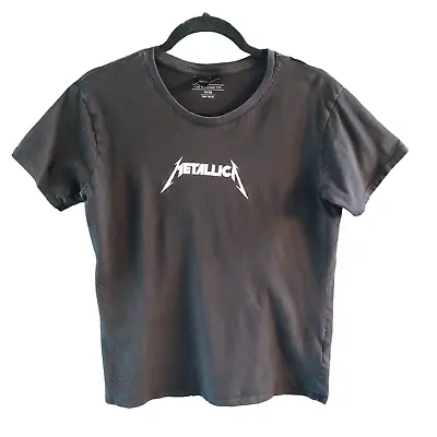 Buy Metallica Official Shirt Womens Medium Black Rock Metal Baby Tee  • 14.20£