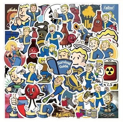 Buy 50pcs Fallout Stickers / Fall Out Boy Stickers Decals Decal Merch - US Seller • 5.67£