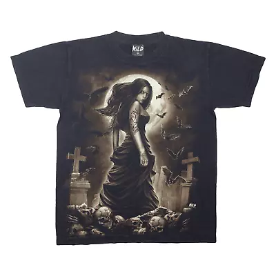 Buy WILD Graveyard Mens T-Shirt Black M • 9.99£