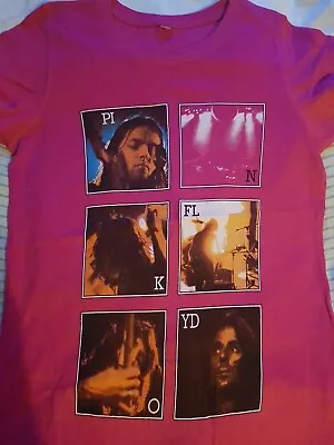 Buy Ladies Pink Floyd Live Poster Design Rock Music Band Memorabilia T Shirt S New • 15.99£