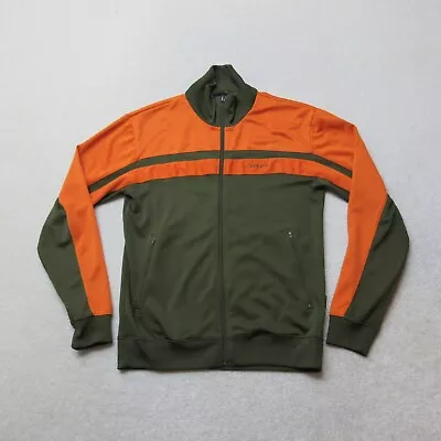 Buy Dickies Track Jacket Womens Large Orange Olive Full Zip Casual Retro Sportswear • 30£