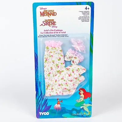 Buy MOC 1991 Tyco Disney The Little Mermaid Ariel Fin Fashions Outfit White Floral • 35£