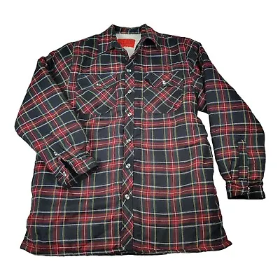 Buy LumberJacket Port Nova Mens SZ M Red/Black Checked Shirt Insulated Cotton  • 19.99£