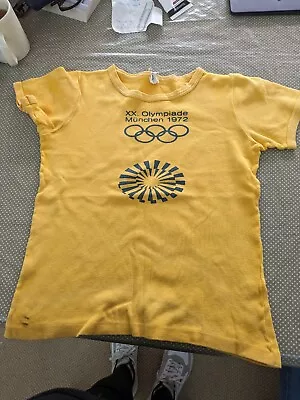 Buy Vintage Rare 1970's Munich Olympics 1972 T Shirt • 40£