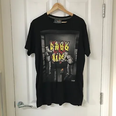 Buy Chunk Clothing Star Wars T-shirt Dark Side Graffiti Storm Troopers L Cotton - C5 • 10£
