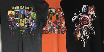 Buy Lot Of 3 Marvel Avengers Kid’s Size XL 14/16 T-shirt Disney Assemble Endgame • 12.04£