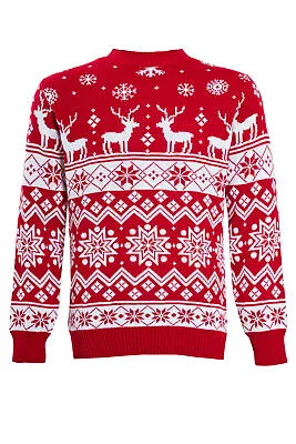 Buy Womens Family Christmas Jumper Unisex Mens Xmas Knit Sweater Novelty • 10.99£