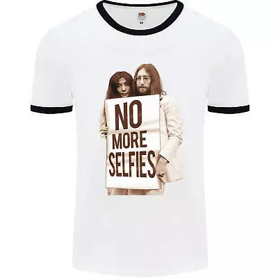 Buy No More Selfies Funny Camera Photography Mens Ringer T-Shirt • 9.99£