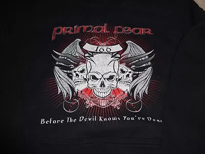 Buy Primal Feat Old Rar Vintage Hoodie Judas Priest Gamma Ray L • 46.33£
