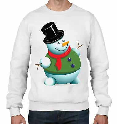 Buy Christmas Snowman Men's Sweatshirt - Gift Present Xmas Jumper • 23.95£
