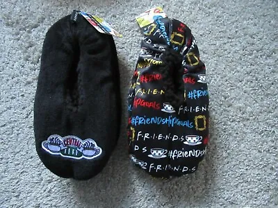 Buy Friends Television Series Show Womens Fuzzy Grip Slippers ~~2 Pairs~~ • 28.94£