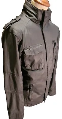 Buy URBAN SPIRIT Black Wax Effect Motorcycle  Jacket A1 Condition Medium • 9£