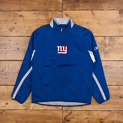 Buy Reebok Track Jacket S NFL New York Giants Blue Zip • 28.79£