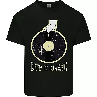 Buy Vinyl Records Keep It Classic DJ Decks Kids T-Shirt Childrens • 7.99£