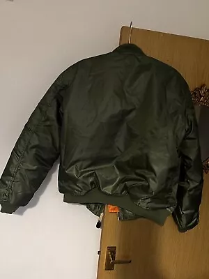 Buy Ma1 Bomber Jacket Med Green  • 15£