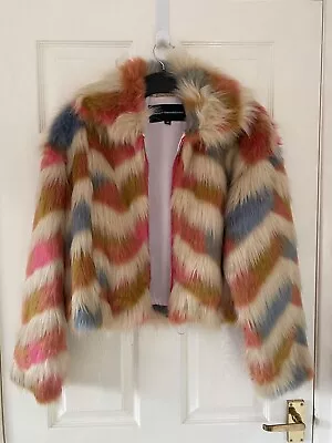 Buy French Connection Faux Fur Jacket XS • 10£