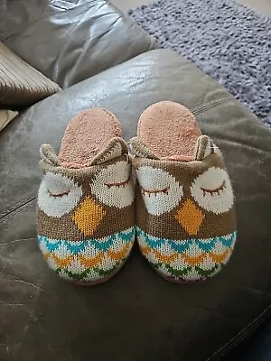 Buy Ladies Fun For Feet Owl Slippers • 3£