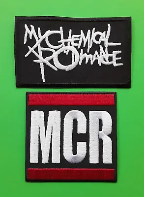 Buy MY CHEMICAL ROMANCE PUNK NOT DEAD BLACK PARADE EMBROIDERED PATCHES X 2 • 5.99£