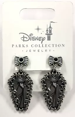Buy Disney Parks The Nightmare Before Christmas Jack Skellington Coffin Earrings • 47.24£