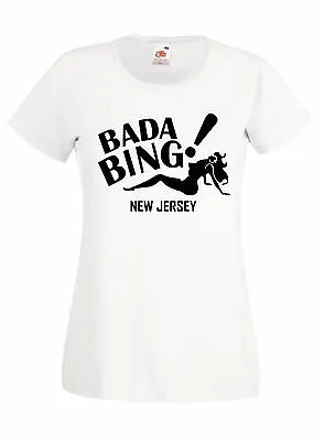 Buy Women's J777 Bada Bing The Sopranos Jersey I Sopranos T-Shirt • 12.63£
