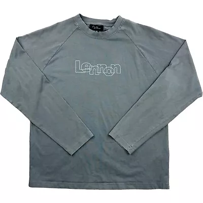 Buy John Lennon T Shirt Long Sleeve Medium Grey The Beatles Liverpool Band T Shirt M • 25£