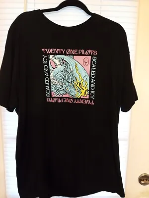Buy 21 Twenty One Pilots Scaled And Icy Album Art T Shirt,  Size Small XXL • 9.45£