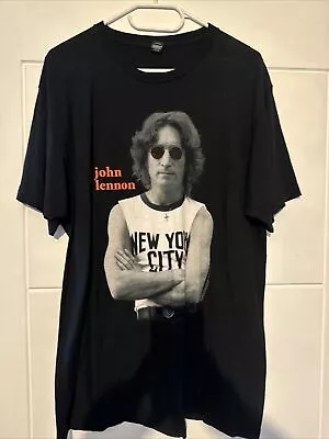 Buy John Lennon New York City Men's Short Sleeve T-shirt Large • 2.99£