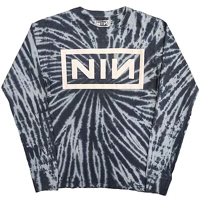 Buy Nine Inch Nails Logo Dip-Dye Long Sleeve Shirt NEW OFFICIAL • 21.19£