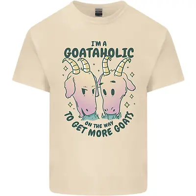 Buy Goataholic On The Way To Get More Goats Mens Cotton T-Shirt Tee Top • 8.75£