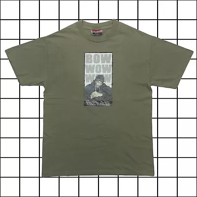 Buy Vintage 00s Snoop Dogg 'bow Wow Wow' Rap Graphic T-shirt Green Medium Retro • 60£