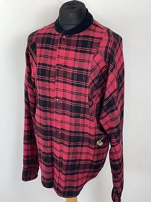 Buy Vivienne Westwood Oversized Red Plaid Check Bomber Jacket Coat Size Small S • 79.99£