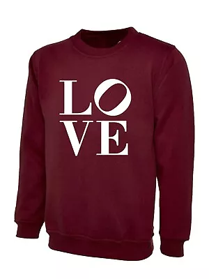 Buy LOVE Sweatshirt Jumper Fashion Unisex Tumblr Hipster Cool Funny Slogan Xmas Gift • 16.99£