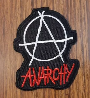 Buy Anarchy Symbol Sew Or Iron On Patch, Punk Rock Music Sign Cloth Badge Applique  • 1.85£